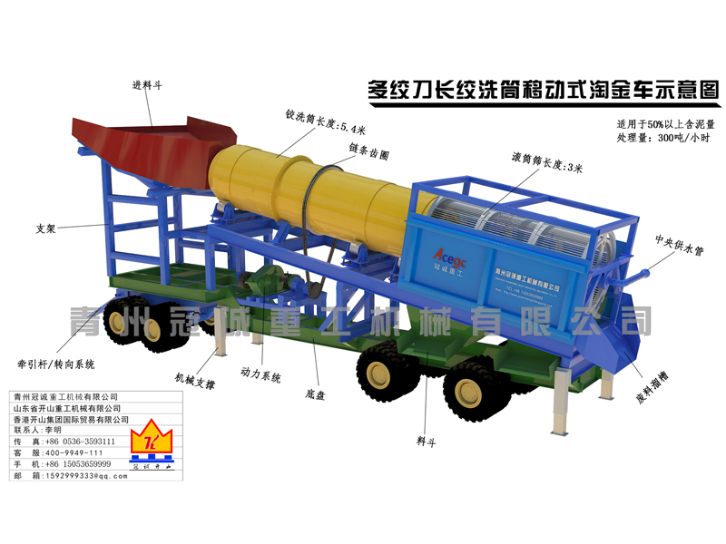 河灘移動(dòng)淘金車
